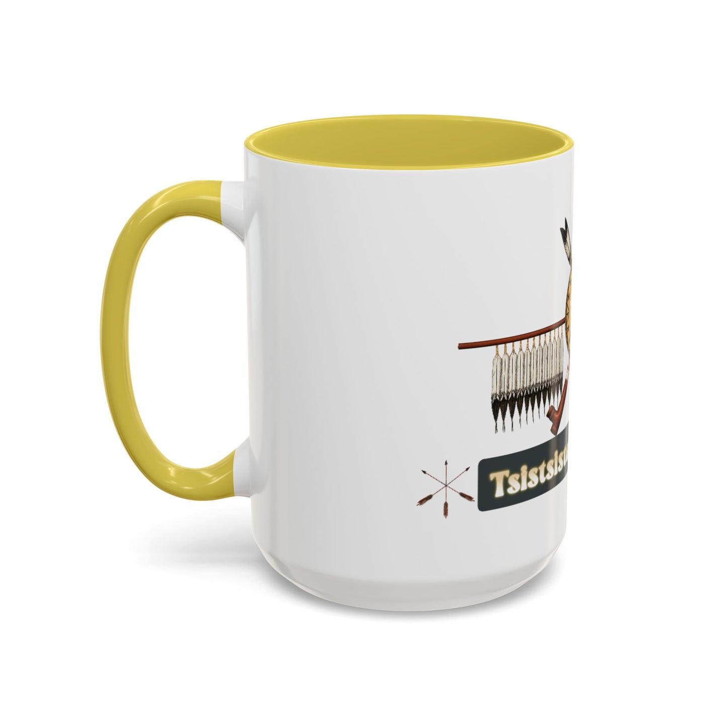 Cheyenne Arapaho Native Heritage Shield Coffee Mug – 'Tsistsistas / Hinono’ei' 11oz & 15oz