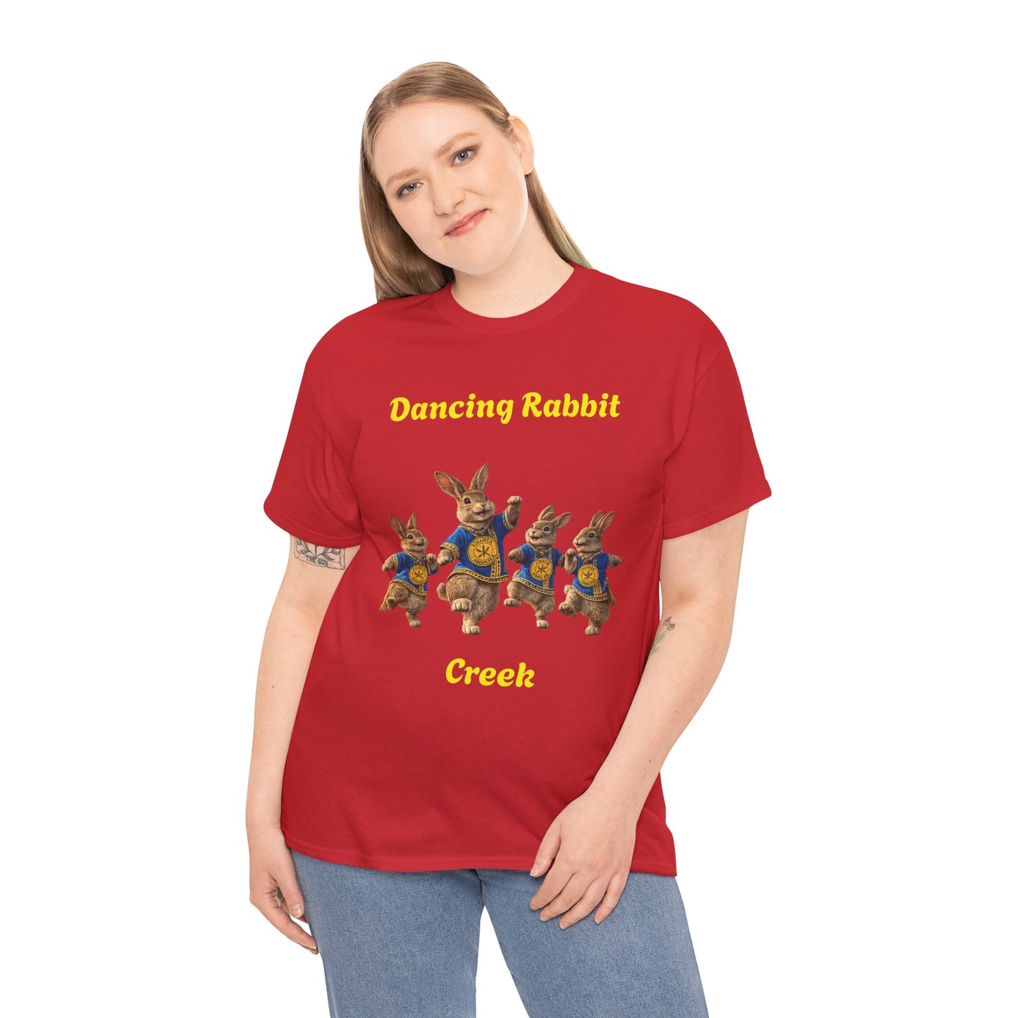 Dancing Rabbit Creek Tee — Vintage Dancing Bunnies Graphic T-Shirt