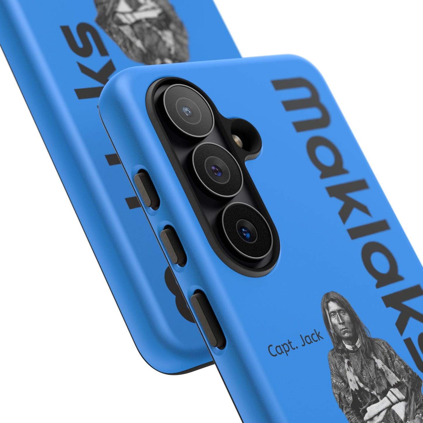 Modoc Blue 'Maklaks' Tough Phone Case with Eagle Drum Design
