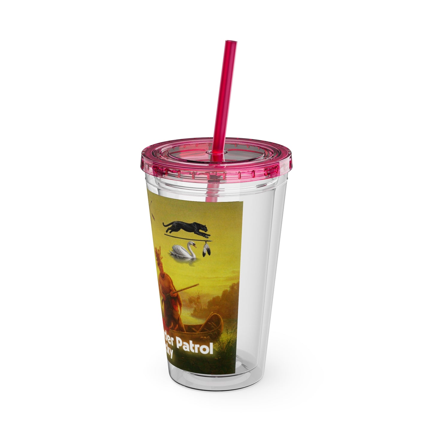 Shawnee East Sunsplash Tumbler with Straw, 16oz