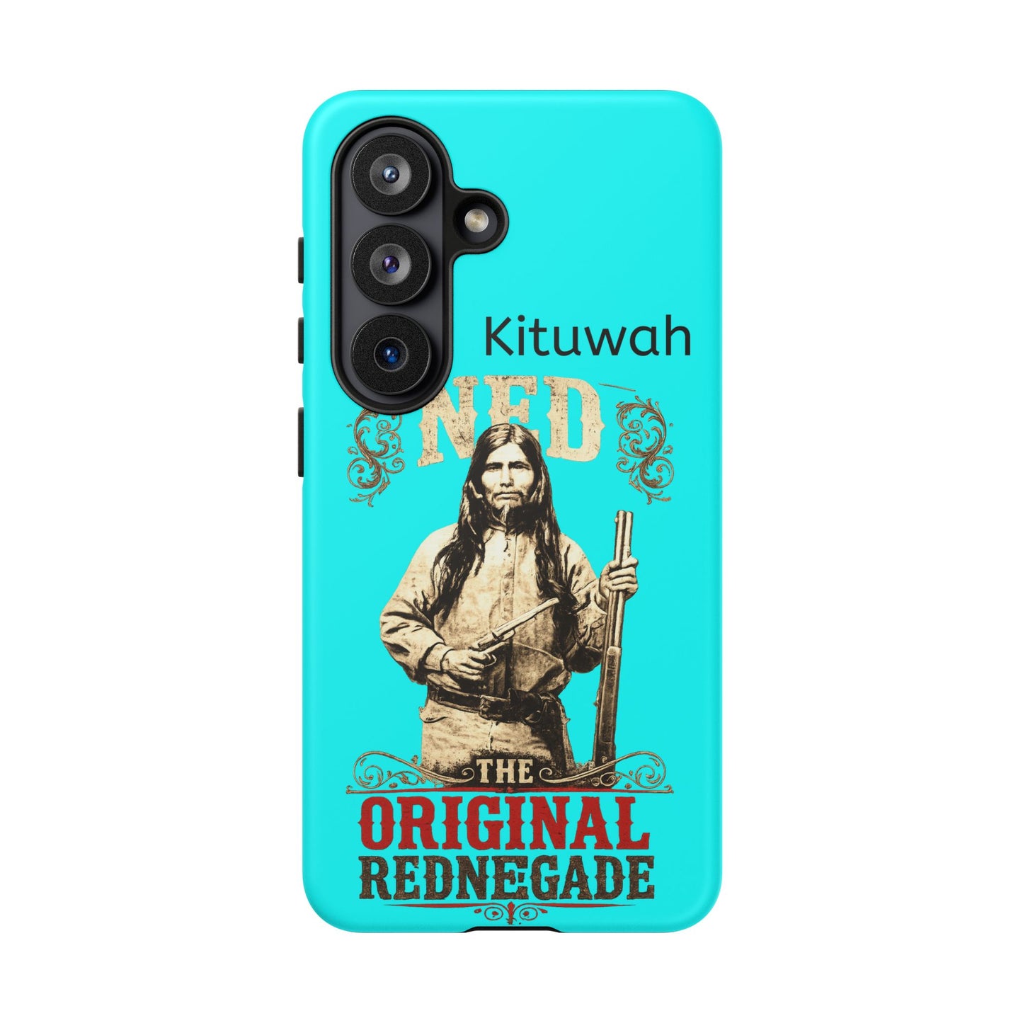 UKB Phone Case - 'Kituwah Ned: The Original Rednegade' Vintage Native Graphic Tough Case