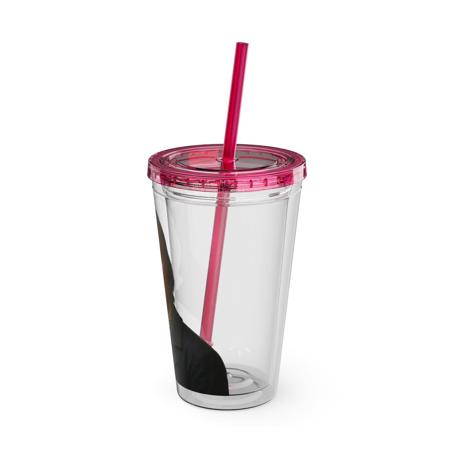 Chitto Harjo 16oz Portrait Tumbler with Straw — Historical Figure Illustration