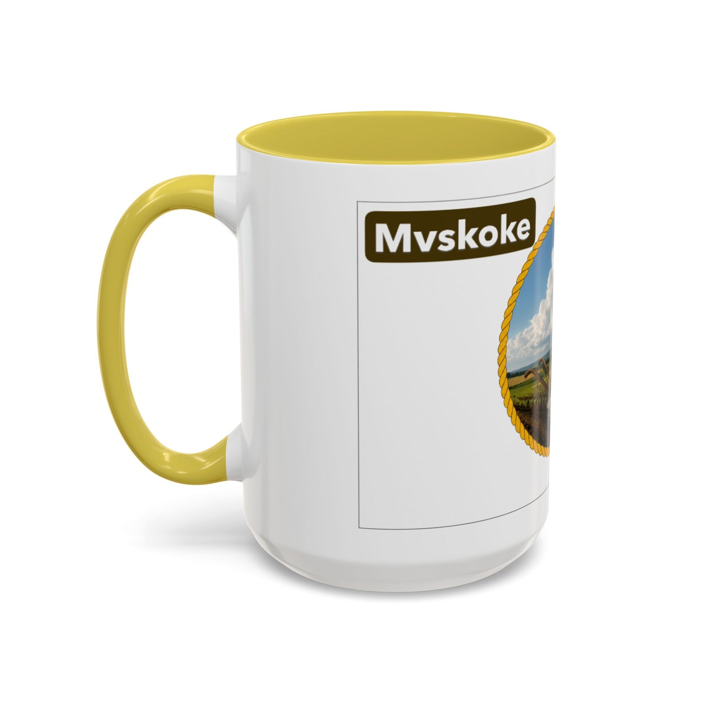 Muscogee Scenic Harvest Coffee Mug – Rustic Countryside Landscape 11oz/15oz
