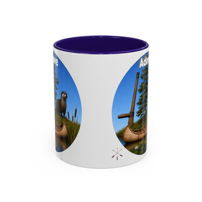 Ottawa Adawe Otter Canoe Mug — Nature Wildlife Coffee Cup (11oz & 15oz)
