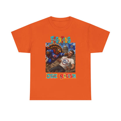 Turkey T-Shirt — Retro Comic 'Stop Racism' Graphic Tee