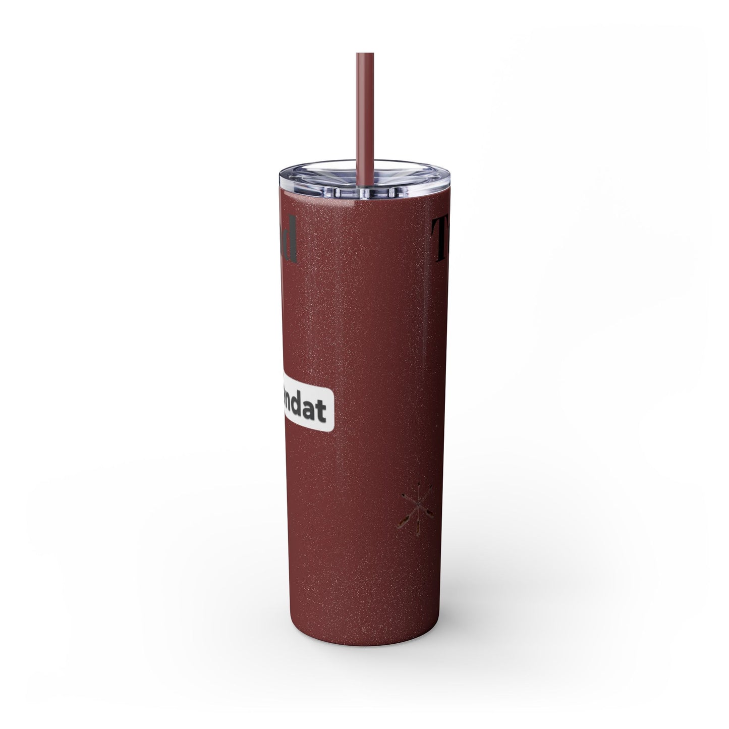 Wyandotte Skinny Tumbler with Straw, 20oz