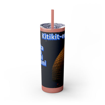 Wichita Skinny Tumbler with Straw, 20oz