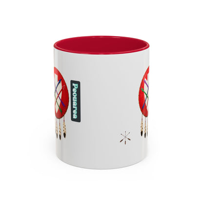 Peoria Powawera Dreamcatcher Coffee Mug — Colorful 11oz & 15oz Ceramic