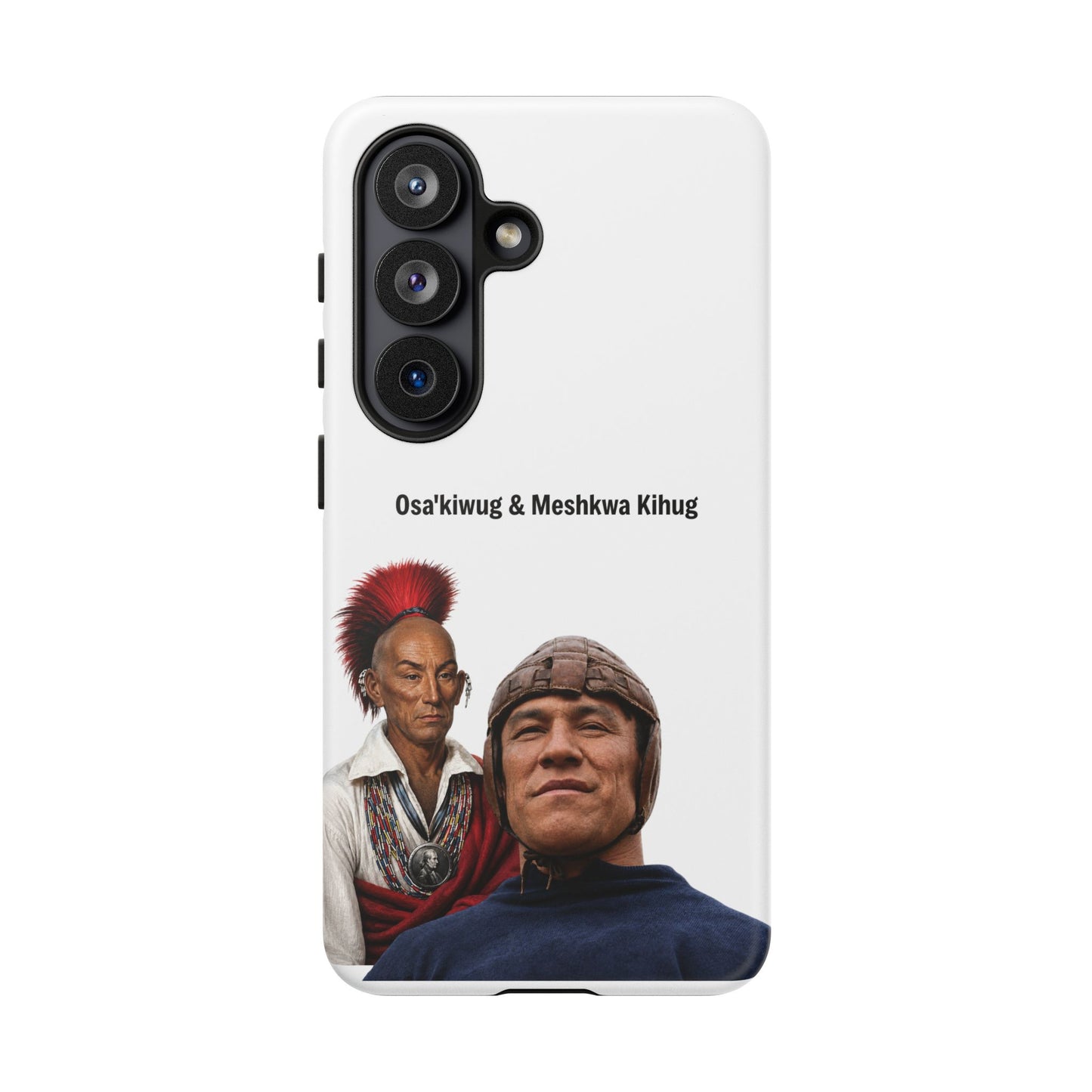 Sac&Fox Phone Case — 'Blackhawk' Raven Crest Protective Tough Case