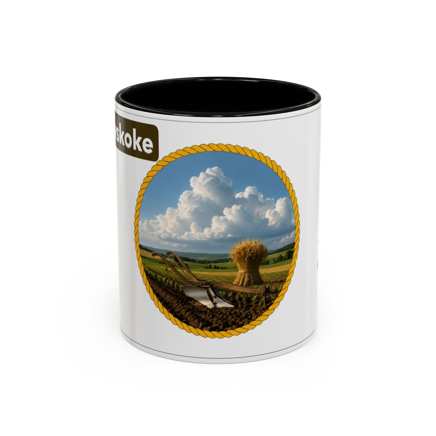 Muscogee Scenic Harvest Coffee Mug – Rustic Countryside Landscape 11oz/15oz