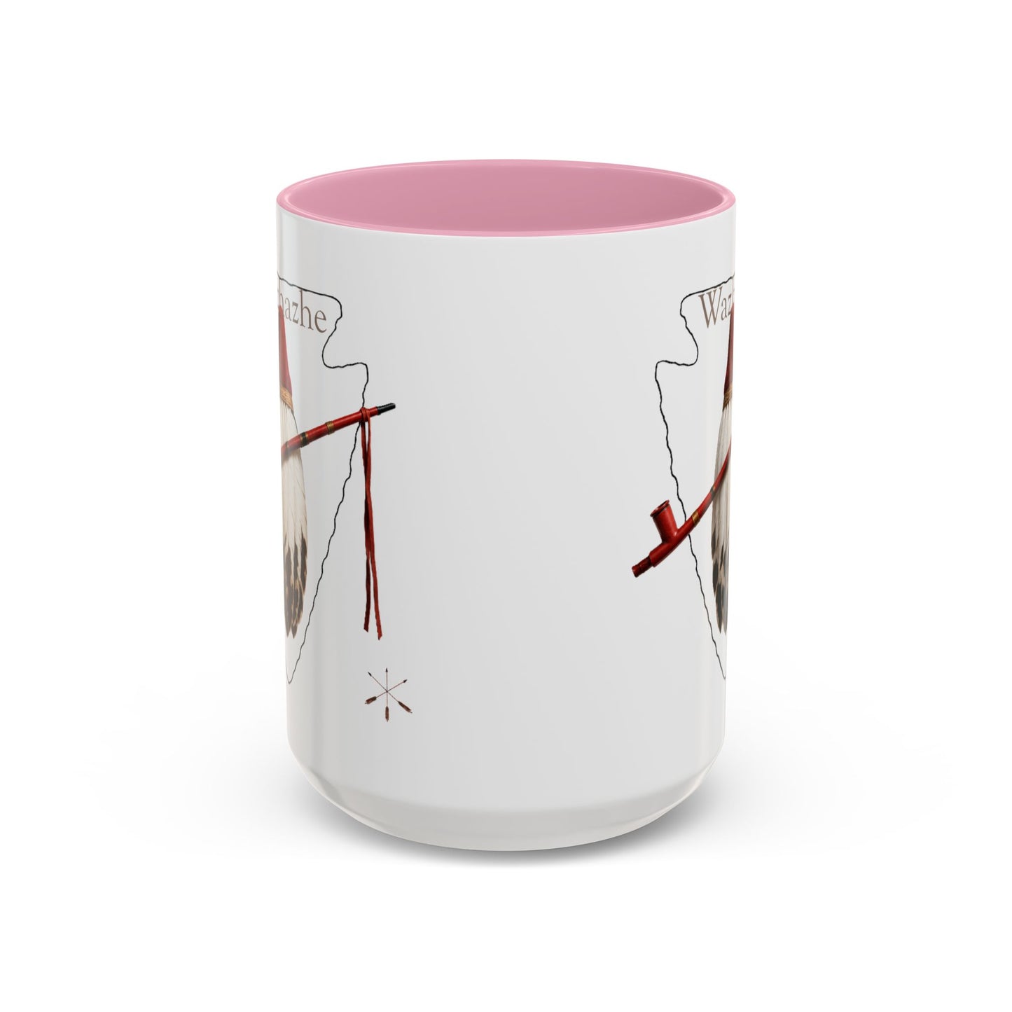 Osage Wazhazhe Tribal Feather Mug (11oz & 15oz) — Native-Inspired Coffee Cup