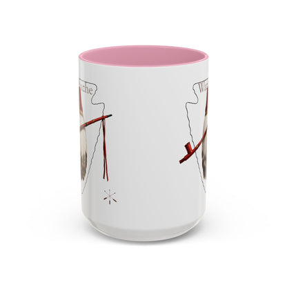 Osage Wazhazhe Tribal Feather Mug (11oz & 15oz) — Native-Inspired Coffee Cup