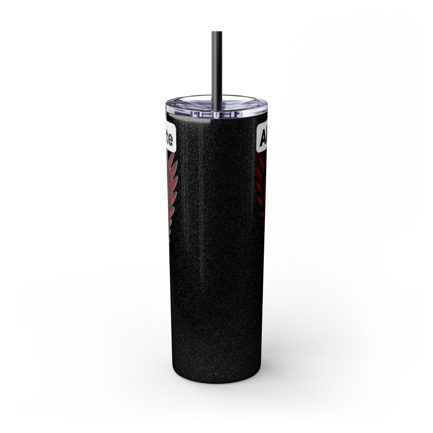 AQ Skinny Tumbler with Straw, 20oz