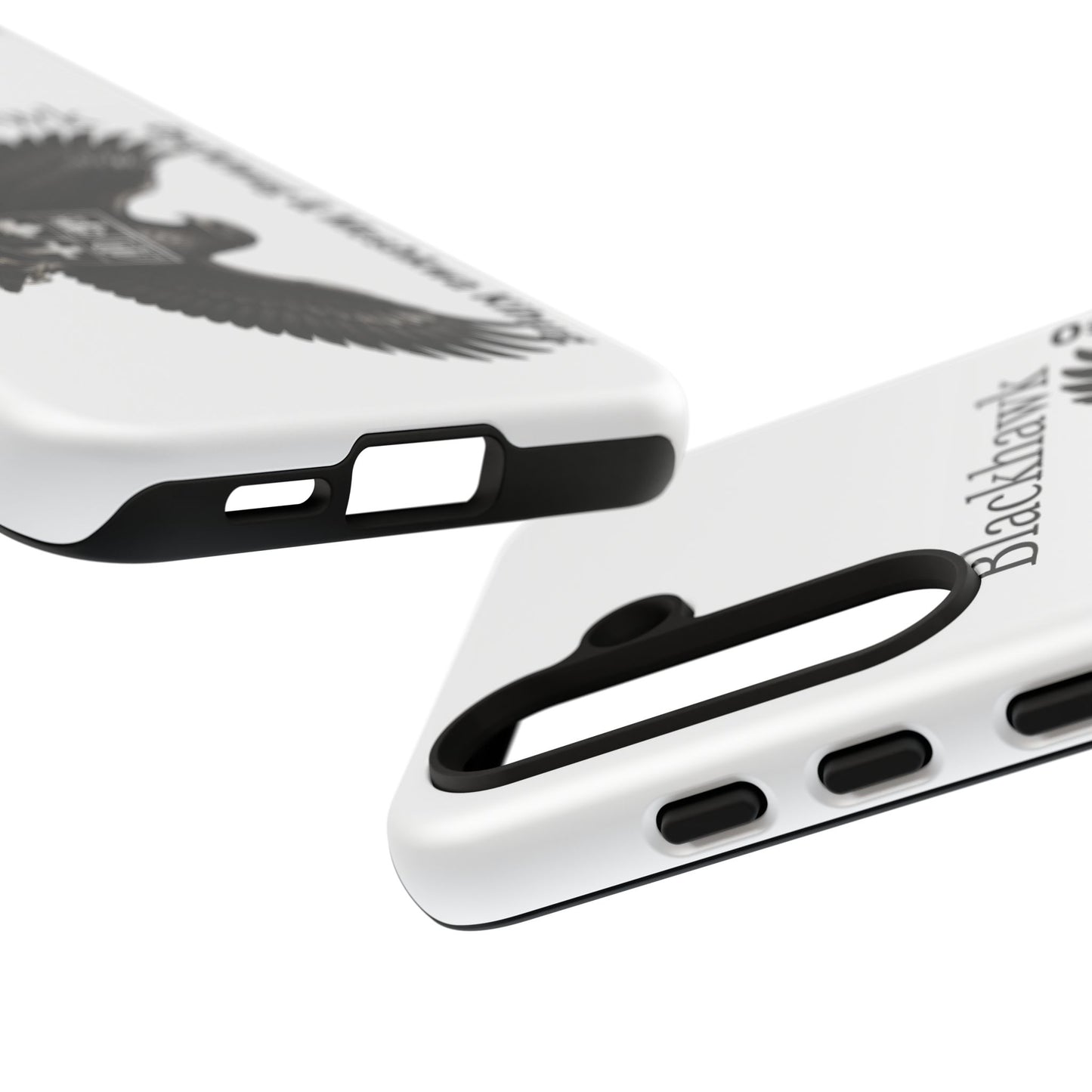 Sac&Fox Phone Case — 'Blackhawk' Raven Crest Protective Tough Case