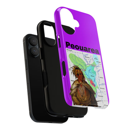 Peoria Phone Case — 'Peouarea' Dreamcatcher Shield Design