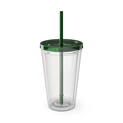 Opothleyahola Sunsplash Tumbler with Straw, 16oz
