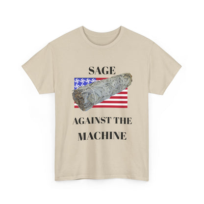 Sage Against the Machine T-Shirt — American Flag Smudge Stick Tee