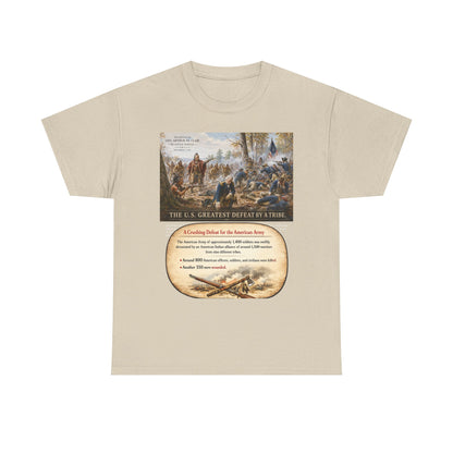 Chief Little Turtle Historical Battle Tee — "The U.S. Greatest Defeat by a Tribe" Cotton T-Shirt