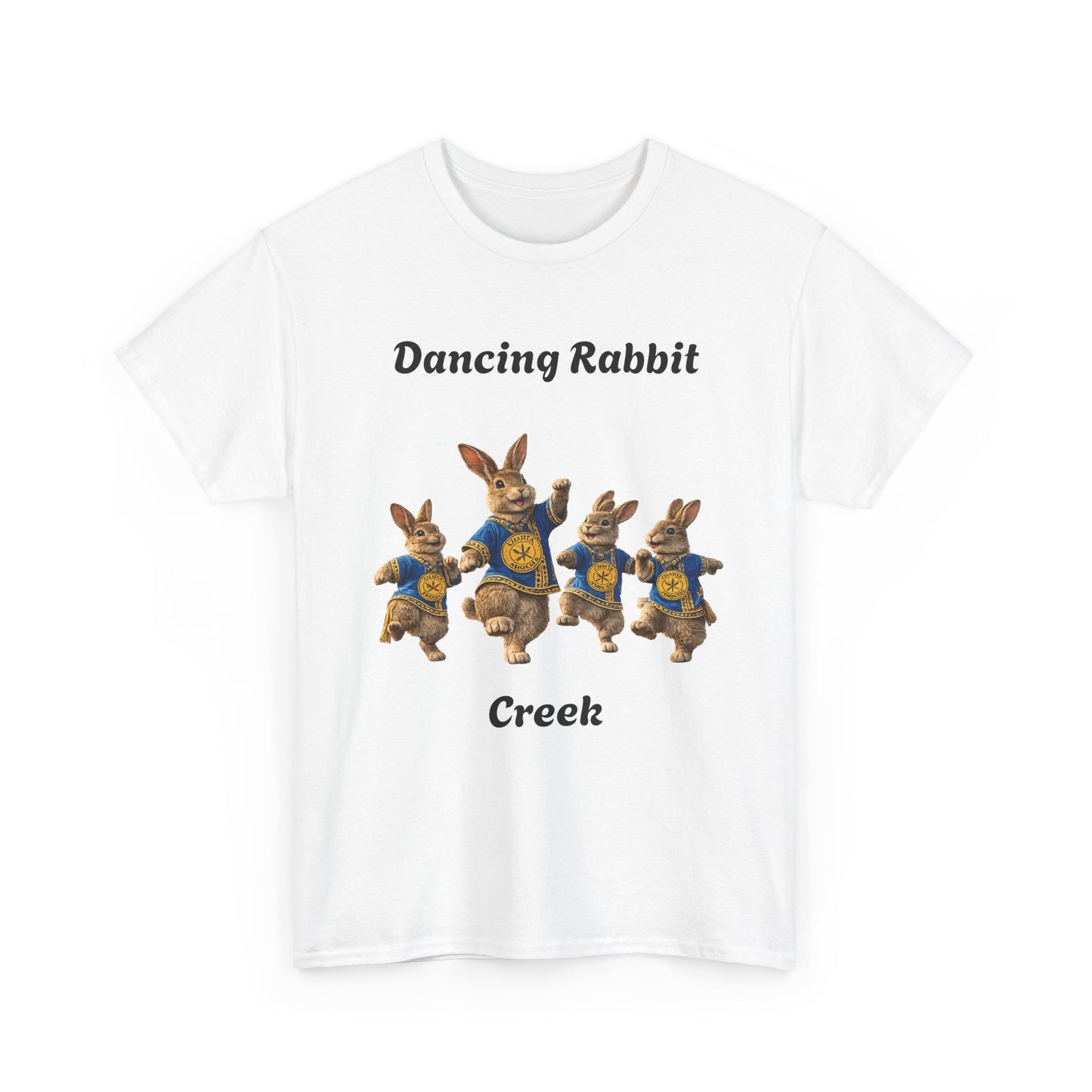 Dancing Rabbit Creek Tee — Vintage Dancing Bunnies Graphic T-Shirt