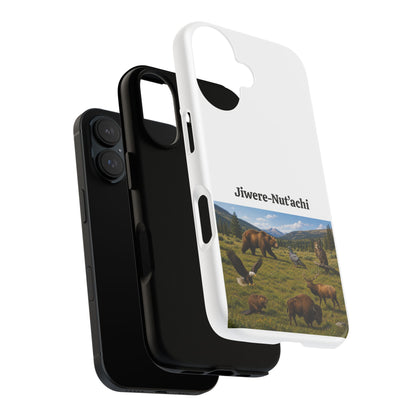 Otoe-Missouria Phone Tough Case — Bold 'Tough Cases' Graphic Protective Cover