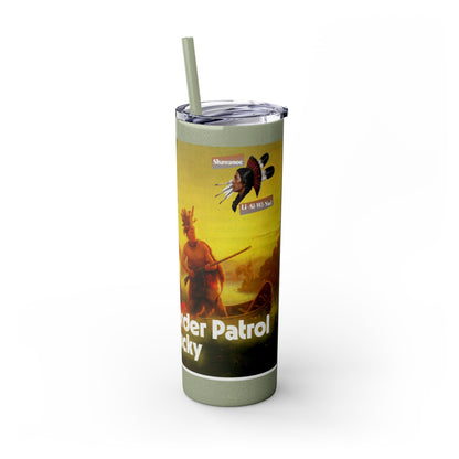Shawnee Absentee Skinny Tumbler with Straw, 20oz