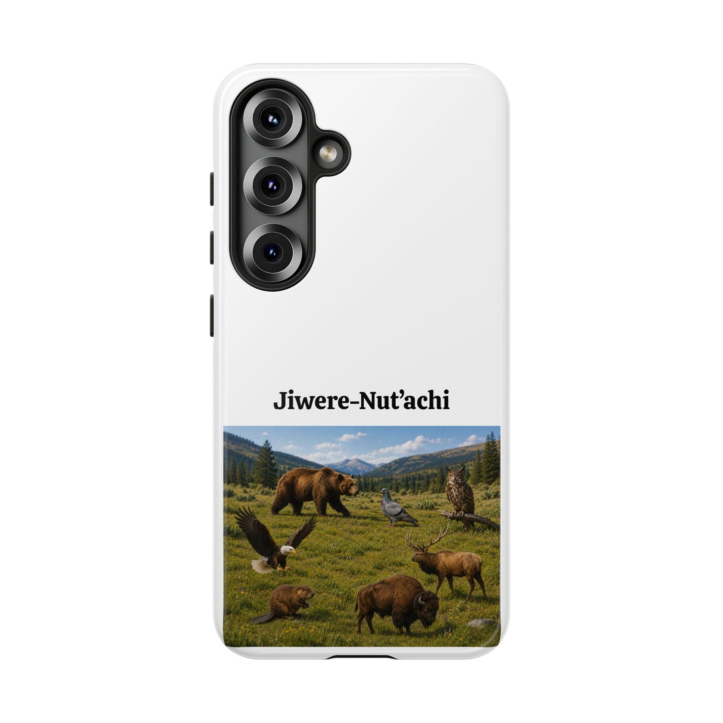 Otoe-Missouria Phone Tough Case — Bold 'Tough Cases' Graphic Protective Cover