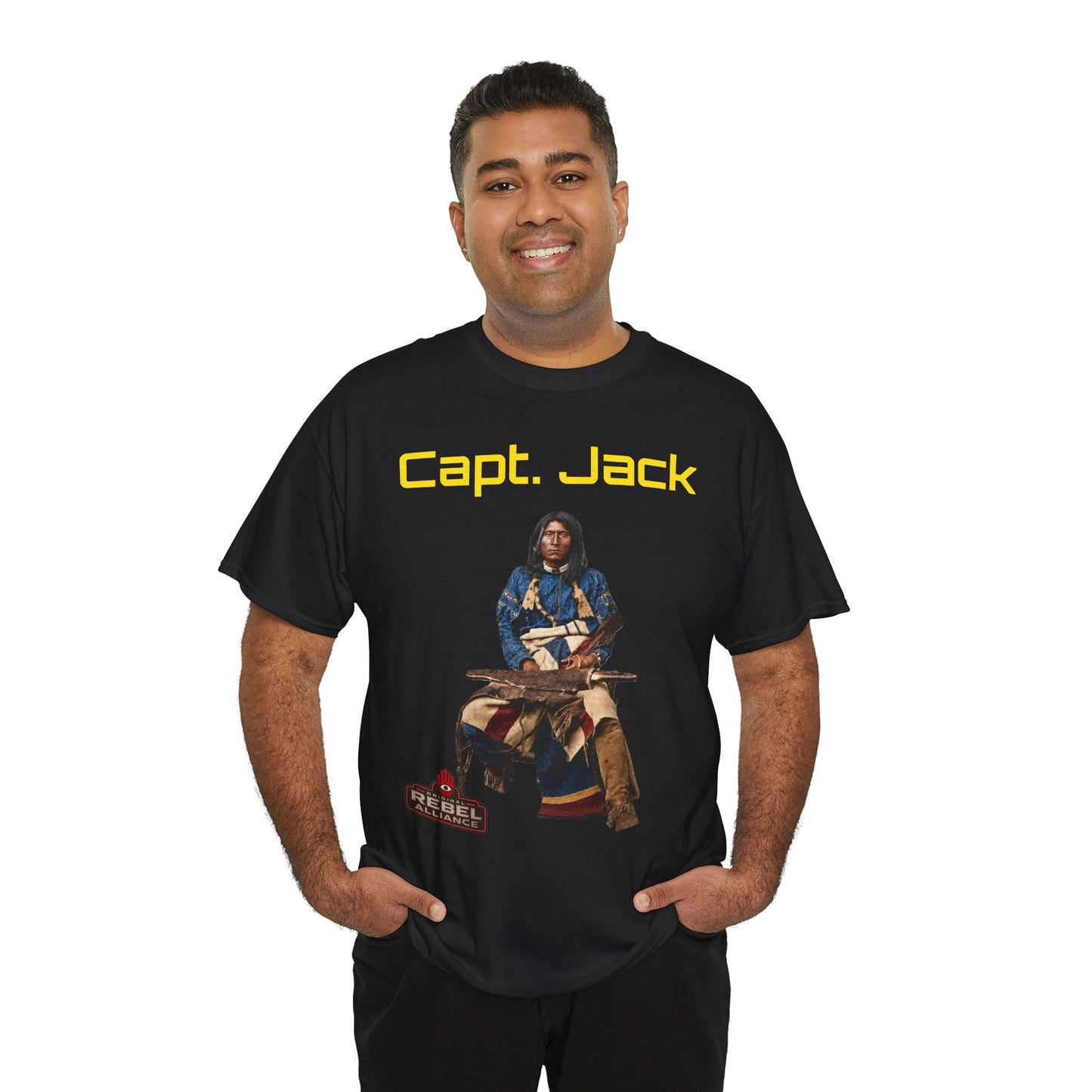 Capt. Jack Graphic Tee — Vintage Captain Illustration Shirt