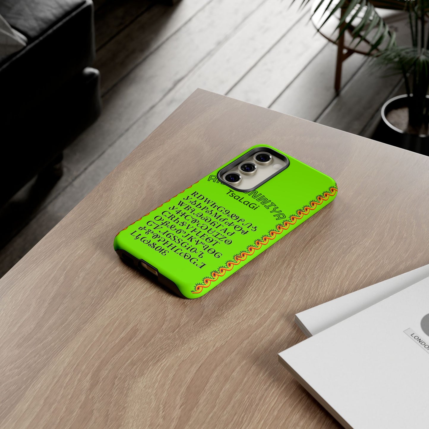Cherokee Phone Case — Anityuniwya TsaLaGi Star Design (Protective Tough Case)
