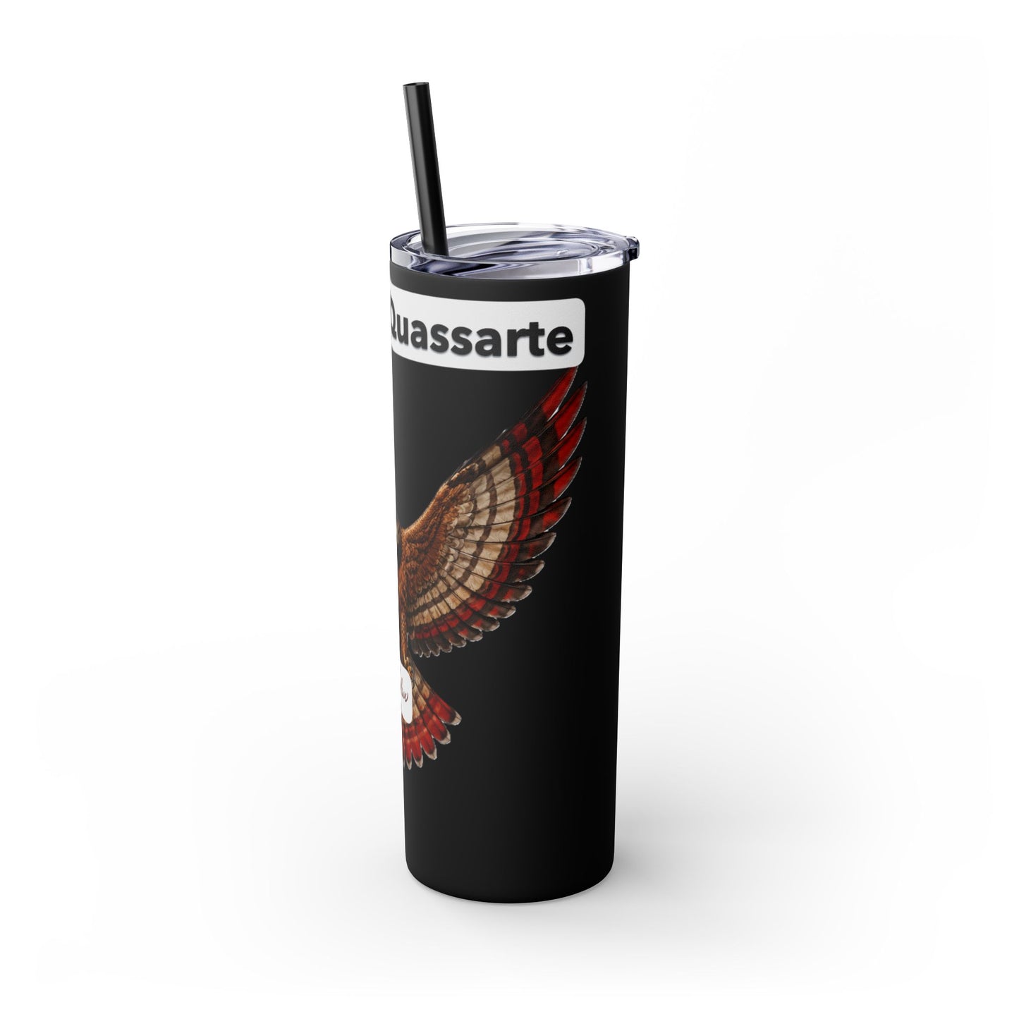 AQ Skinny Tumbler with Straw, 20oz