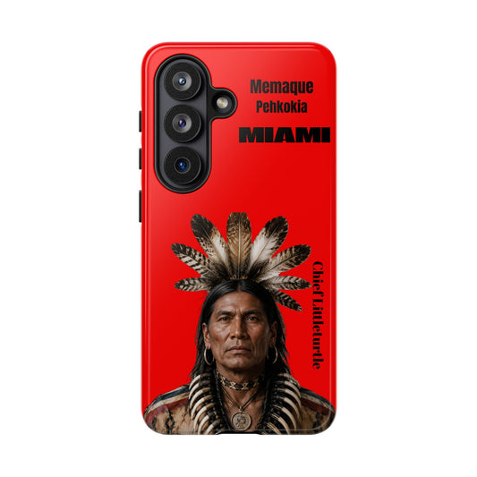 MIami Little Turtle Phone Case – ‘Memaque Pehkokia MIAMI’ Red Protective Cover