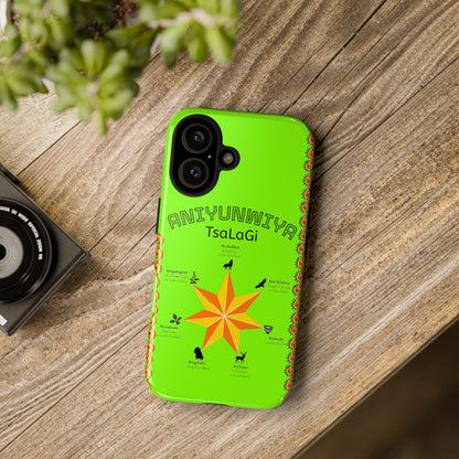 Cherokee Phone Case — Anityuniwya TsaLaGi Star Design (Protective Tough Case)