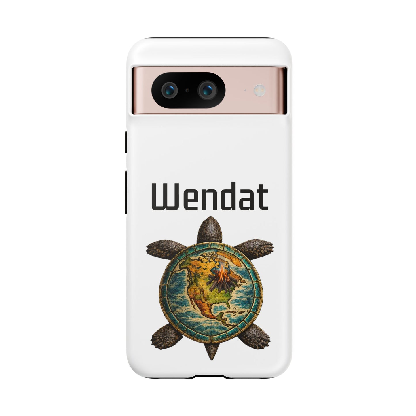 Wyandotte Wendat Turtle Phone Case — Indigenous Turtle Shield Design