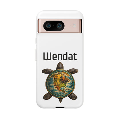 Wyandotte Wendat Turtle Phone Case — Indigenous Turtle Shield Design