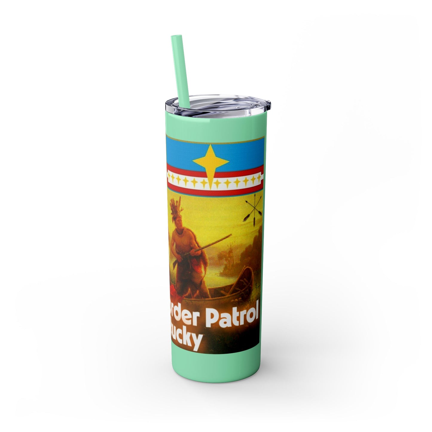 Shawnee N Skinny Tumbler with Straw, 20oz
