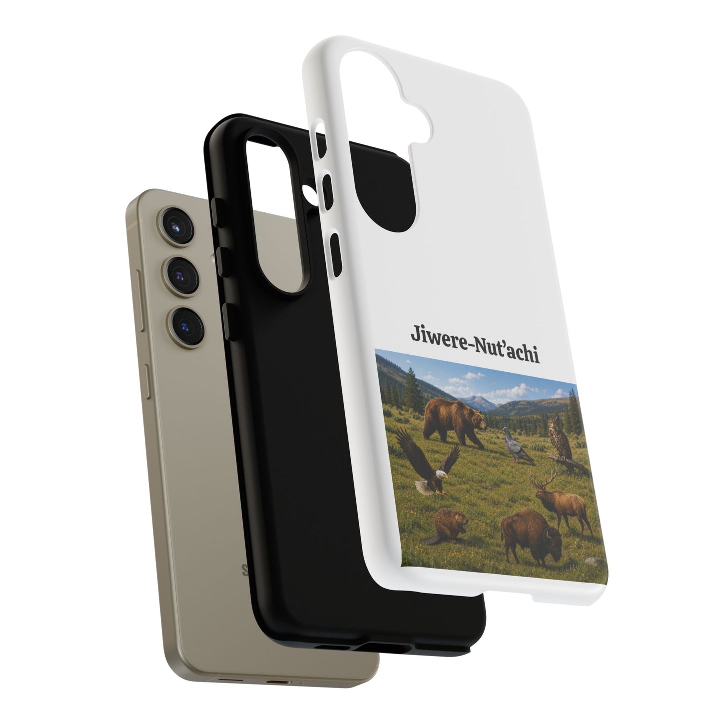 Otoe-Missouria Phone Tough Case — Bold 'Tough Cases' Graphic Protective Cover