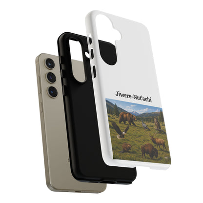 Otoe-Missouria Phone Tough Case — Bold 'Tough Cases' Graphic Protective Cover