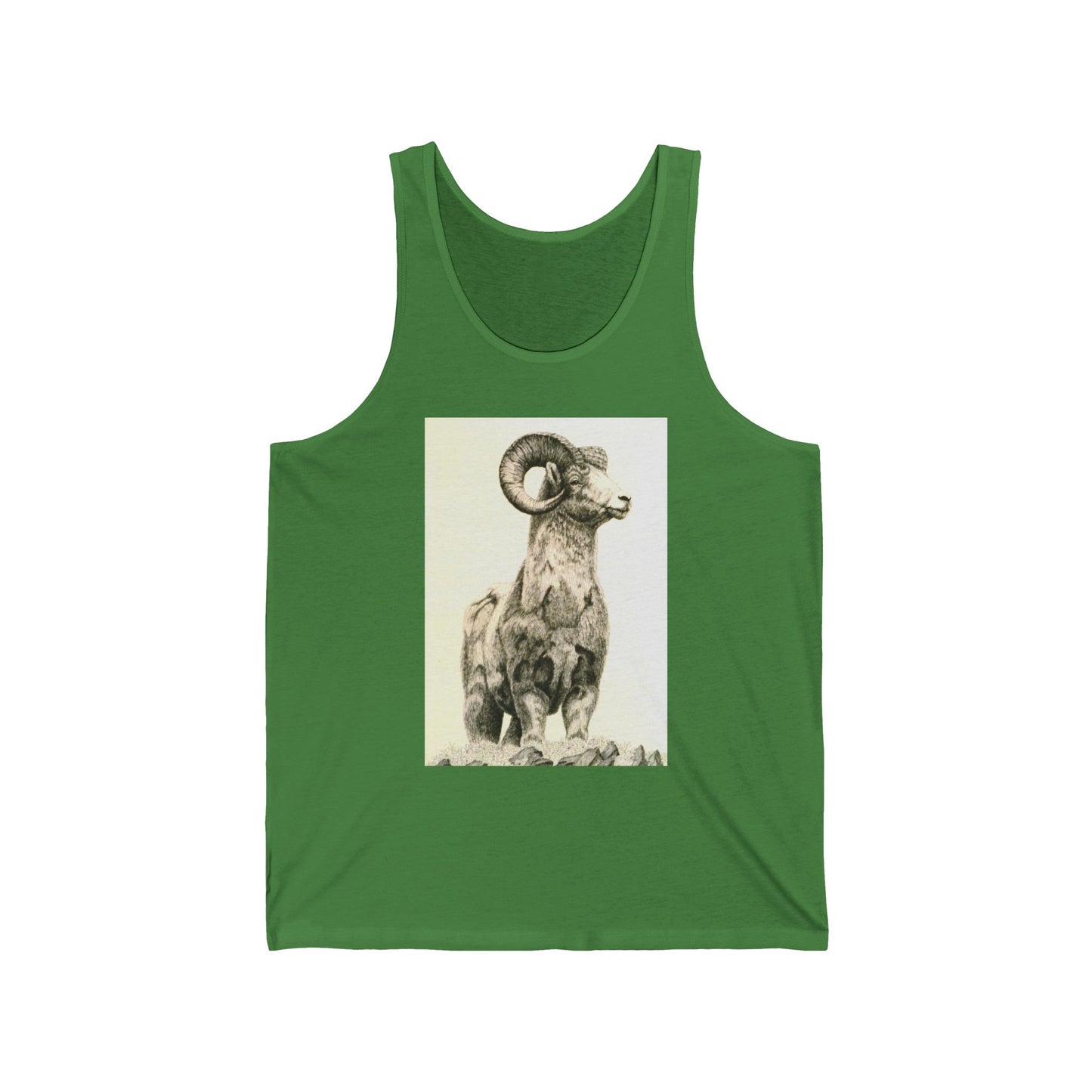 Ram Skull & Arrow Tank Top — Rustic Boho Graphic Tank
