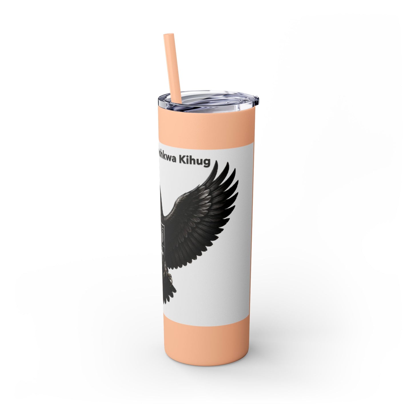 Sac Fox Skinny Tumbler with Straw, 20oz