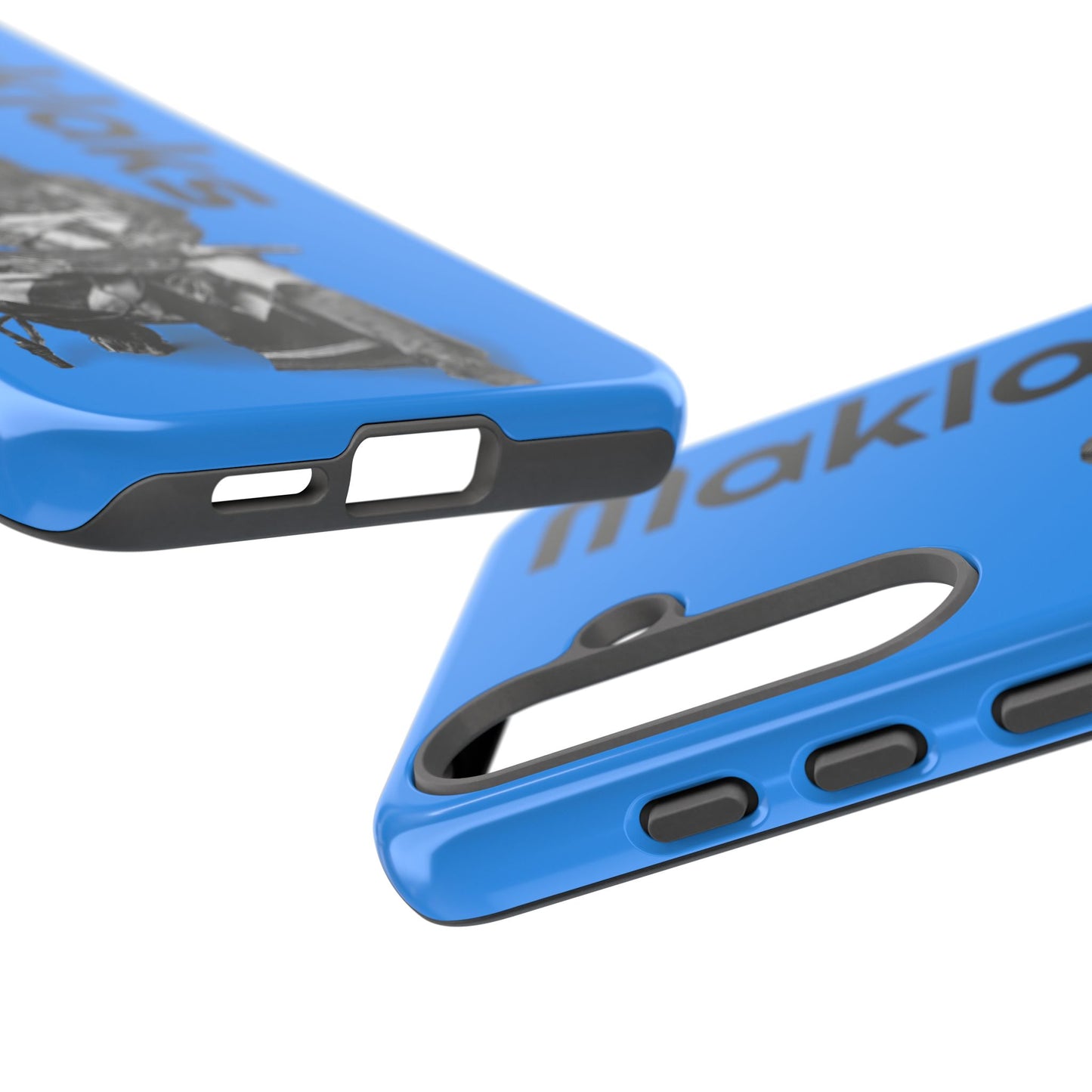 Modoc Blue 'Maklaks' Tough Phone Case with Eagle Drum Design