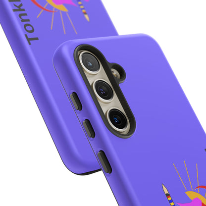 Tonkawa Phone Case — Tonkkaweya Sunrise Design (Protective Purple Hard Shell)