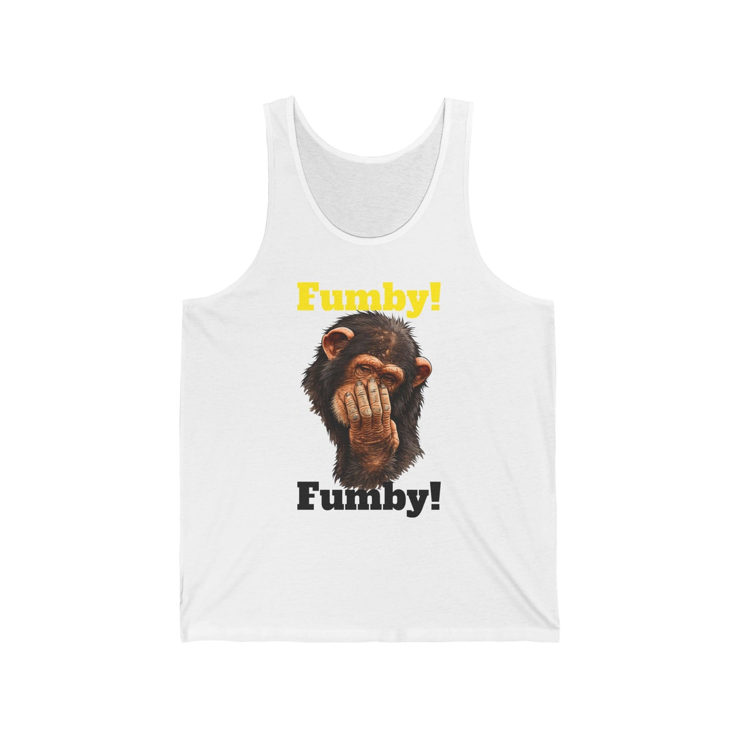 Fumby! Funny Monkey Tank Top — Quirky Graphic Summer Tank