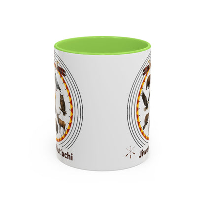 Otoe Missouria Native Animal Circle Mug – 'Jiwere-Nut'achi' Illustrated Coffee Cup (11oz/15oz)