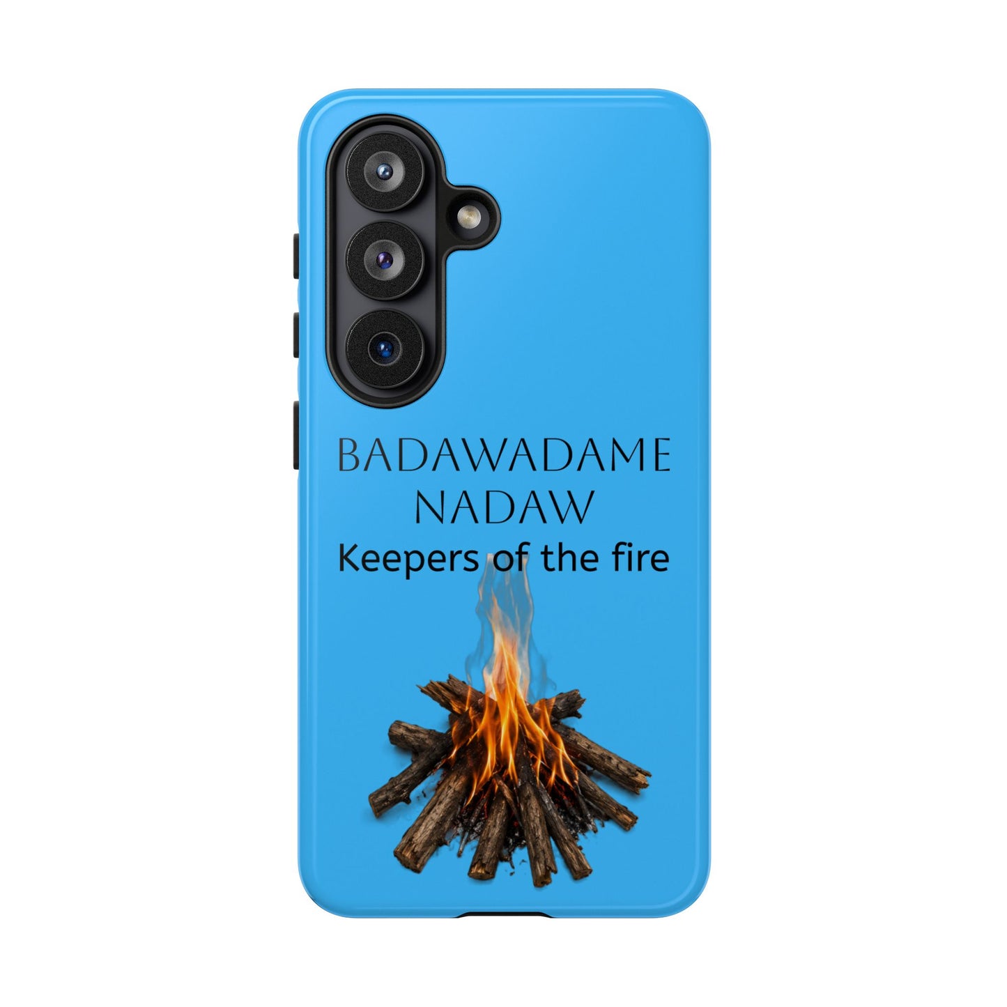Pottawatomi Tough Cases: 'Badawadame Nadaw' Campfire & Tools Phone Case