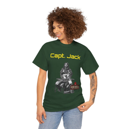 Capt. Jack Graphic Tee — Rebel Archer Vintage Arrow Back Print