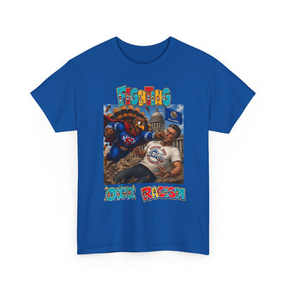 Turkey T-Shirt — Retro Comic 'Stop Racism' Graphic Tee