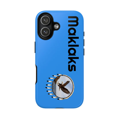 Modoc Blue 'Maklaks' Tough Phone Case with Eagle Drum Design