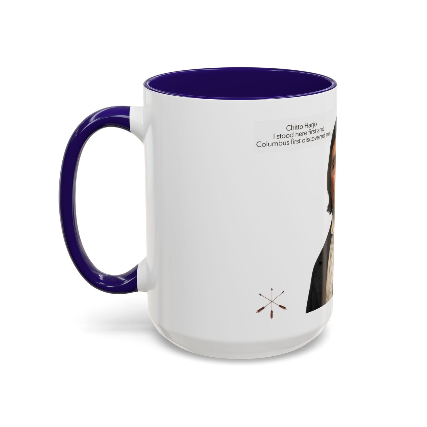 Chitto Harjo Portrait Mug — Historical Native American Portrait Coffee Mug (11oz, 15oz)