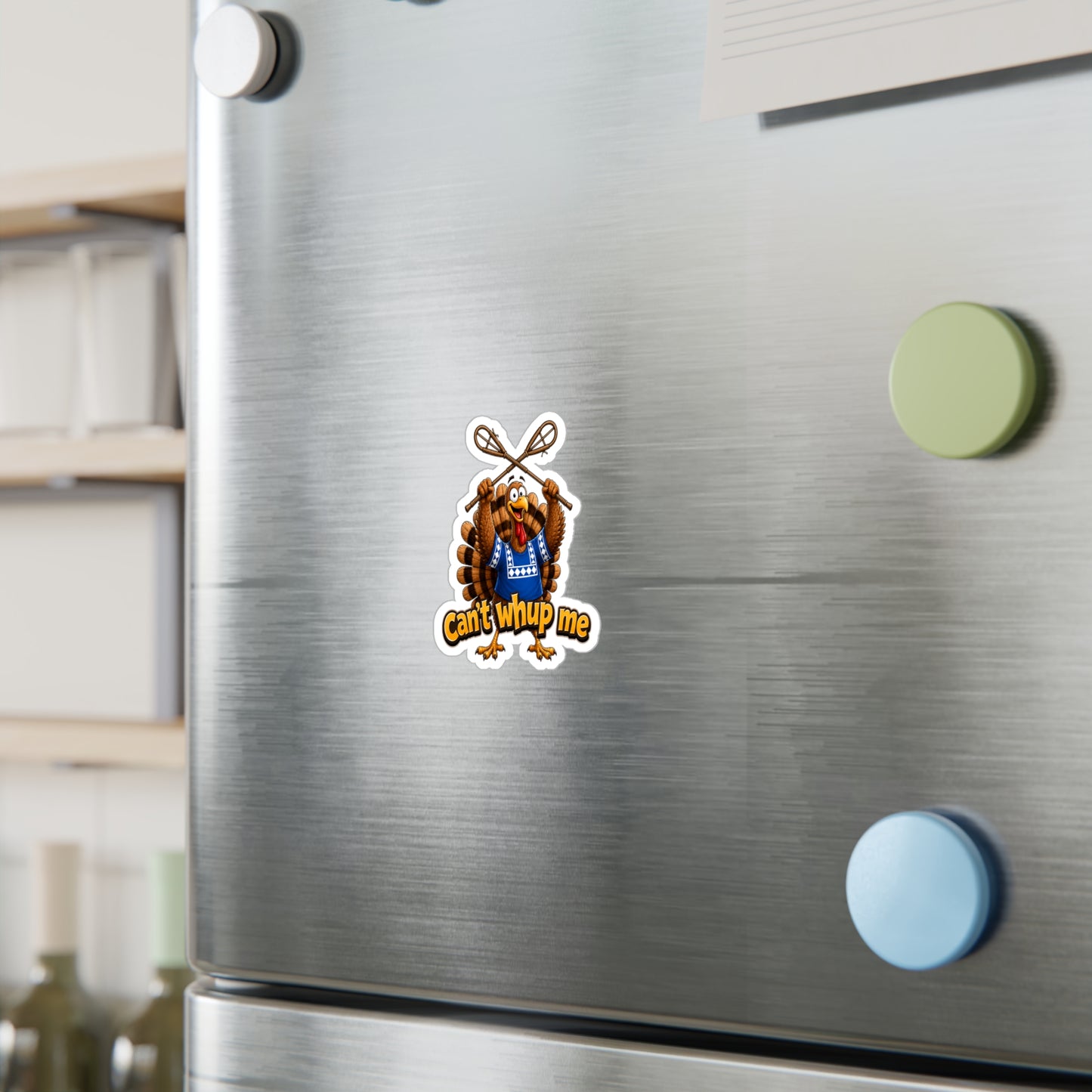 Funny Turkey 'Can't Whup Me' Vinyl Sticker