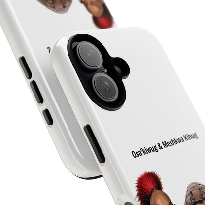 Sac&Fox Phone Case — 'Blackhawk' Raven Crest Protective Tough Case