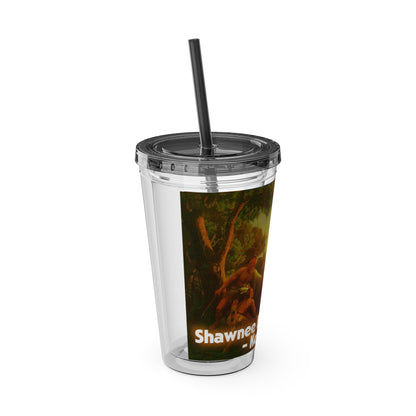 Shawnee N Sunsplash Tumbler with Straw, 16oz